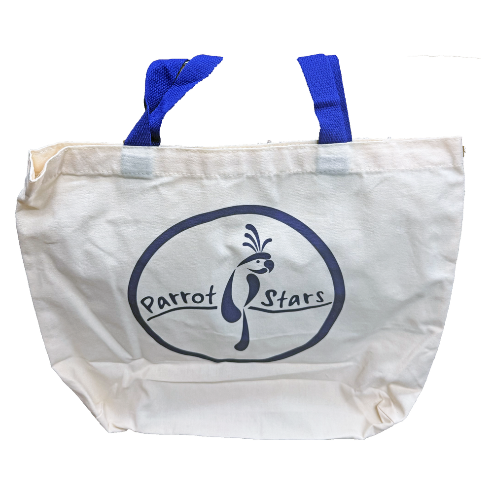 Parrot Stars 100% Cotton Tote Bag