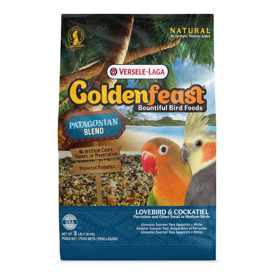 Goldenfeast Patagonian Blend Lovebird & Cockatiel - 3lb