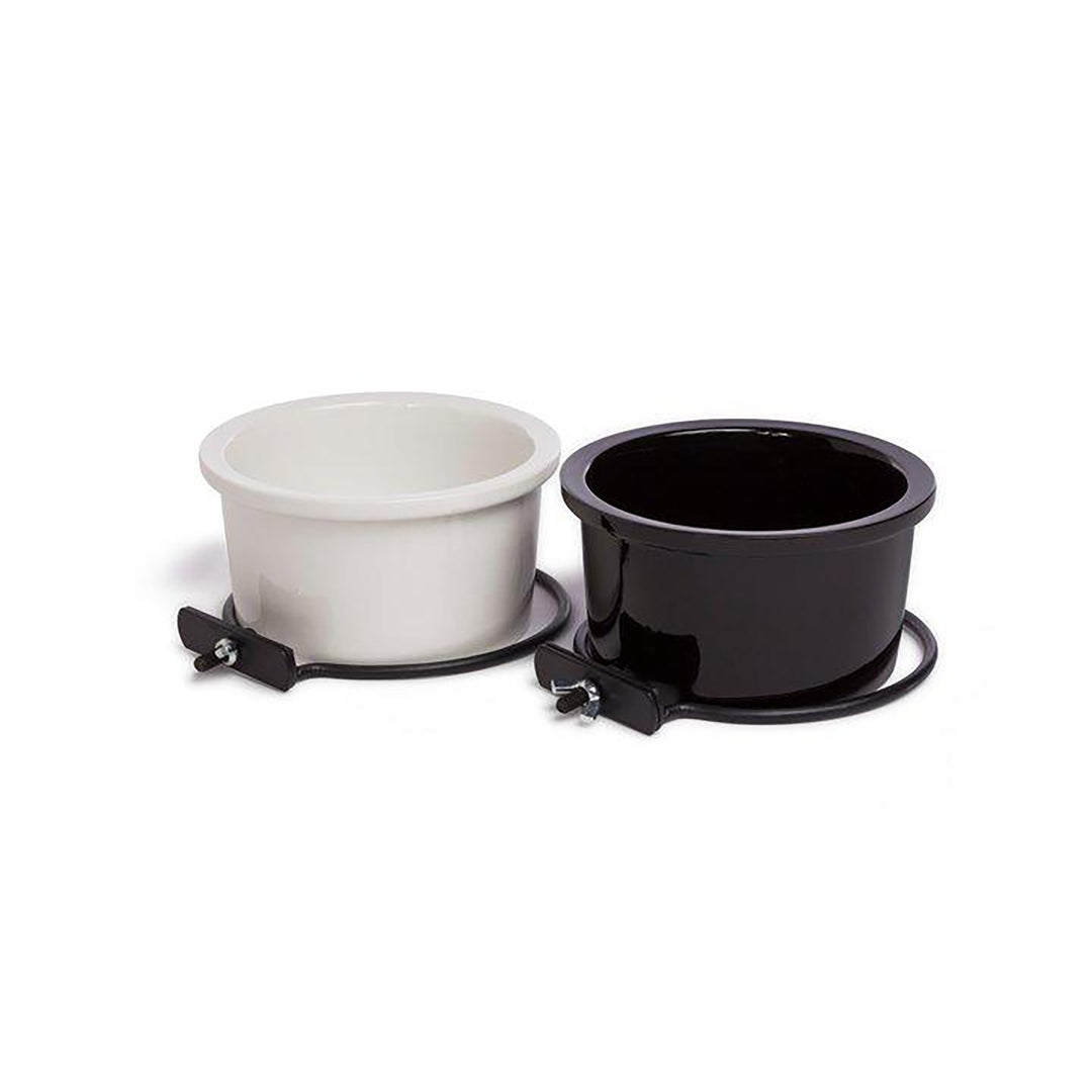 Prevue Pet Products 14oz Ceramic Crock with Bolt-on Mount - Spare Food Dish #6401
