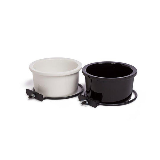 Prevue Pet Products 14oz Ceramic Crock with Bolt-on Mount - Spare Food Dish #6401