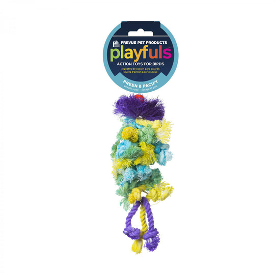 Prevue Pet Products Playfuls Braided Bunch Bird Toy - Shred & Chew Parrot Toy #62669
