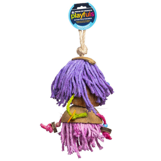 Prevue Pet Products Playfuls Car Wash Bird Toy - Shred & Chew Parrot Toy #62521