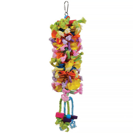 Prevue Pet Products Playfuls Club Bird Toy - Shred & Chew Parrot Toy #62606