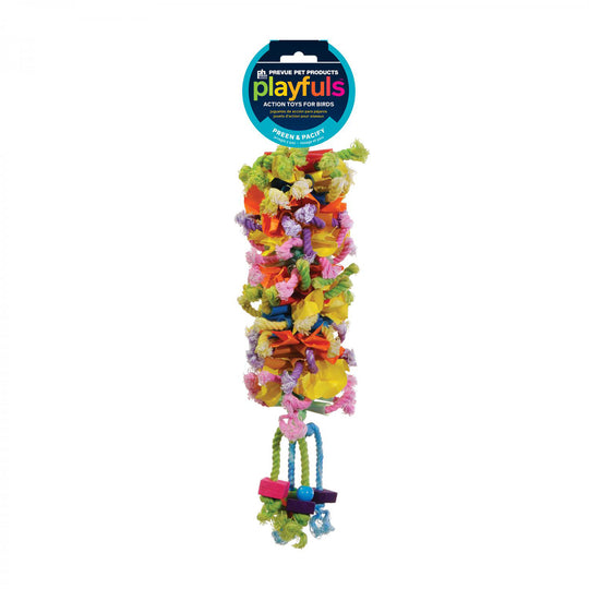 Prevue Pet Products Playfuls Club Bird Toy - Shred & Chew Parrot Toy #62606