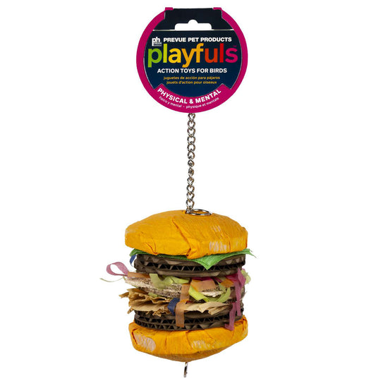 Prevue Pet Products Playfuls Patty Stack Bird Toy - Chew Parrot Toy #60269