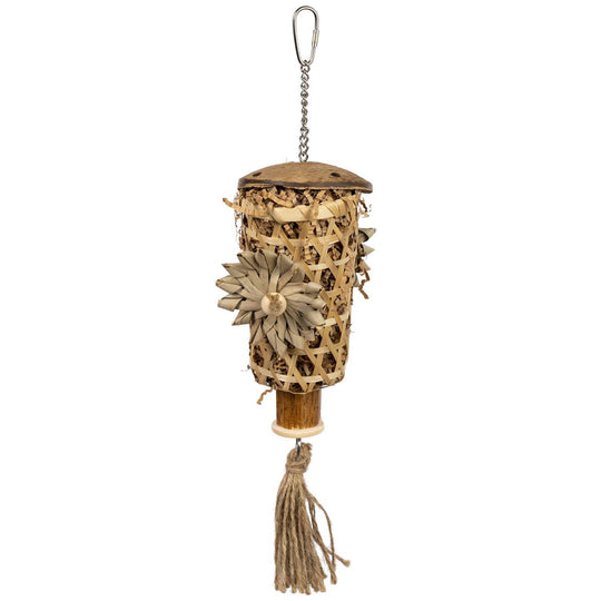Prevue Pet Products Naturals Pluckers Cup Bird Toy - Chew Parrot Toy #60266