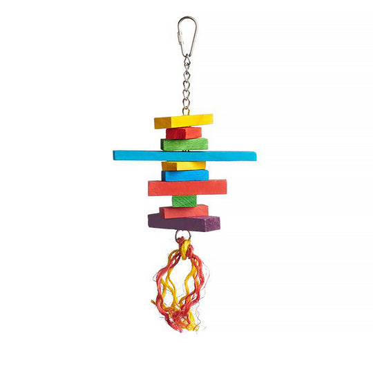 Prevue Pet Products Playfuls Sassy Bird Toy - Hard Chew Parrot Toy #60951