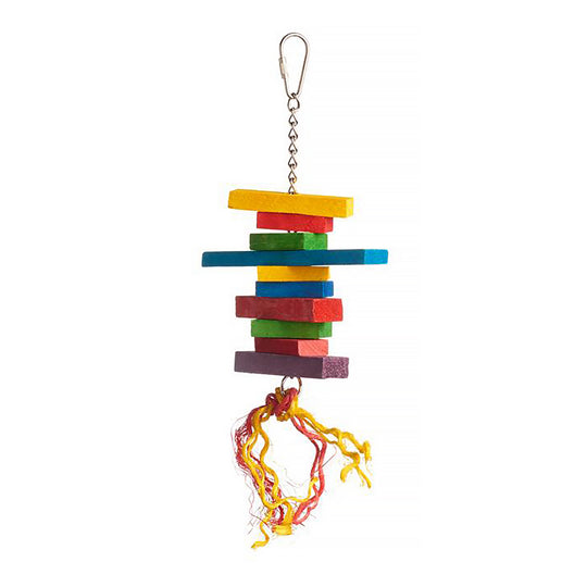 Prevue Pet Products Playfuls Sassy Bird Toy - Hard Chew Parrot Toy #60951