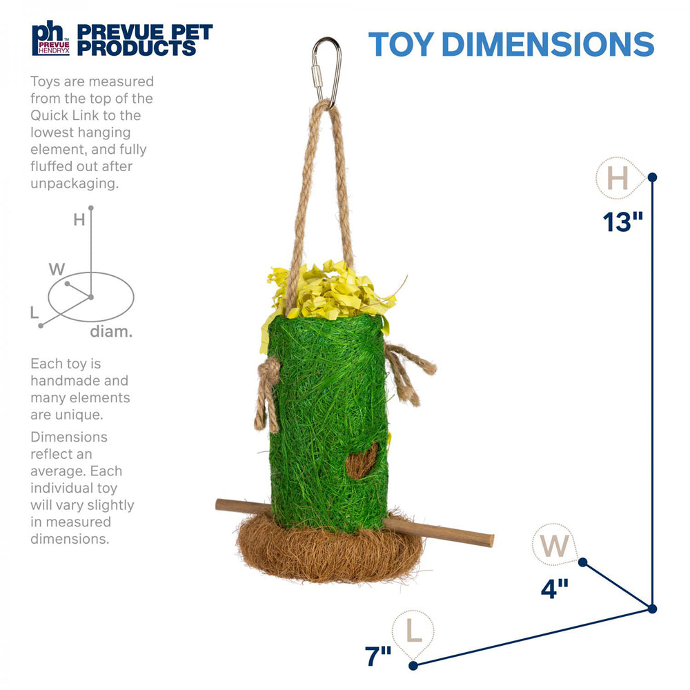 Prevue Pet Products Playfuls Shreddable Shack Bird Toy - Chew & Foraging Parrot Toy #62408
