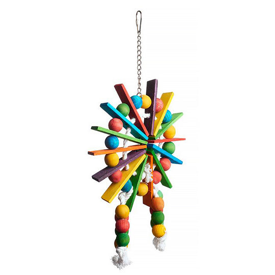 Prevue Pet Products Playfuls Ferris Wheel Bird Toy - Chew Parrot Toy #60957