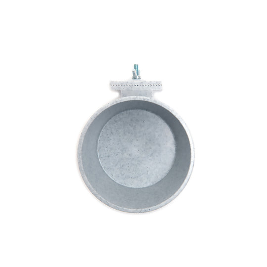 Lixit Quick Lock Cage Bowl Granite 20oz - BPA-Free Plastic Bird Cage Food Dish