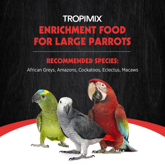 Hagen HARI Tropimix Premium Enrichment Food for Large Parrots - 4lb