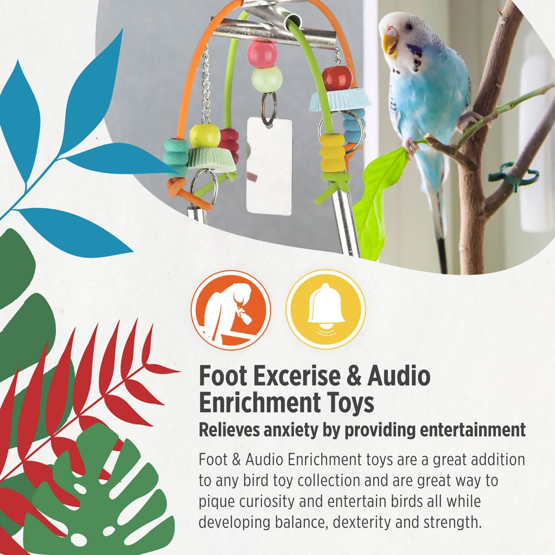 Hagen HARI Smart.Play Stainless Steel Bell - Foot Bird Toy