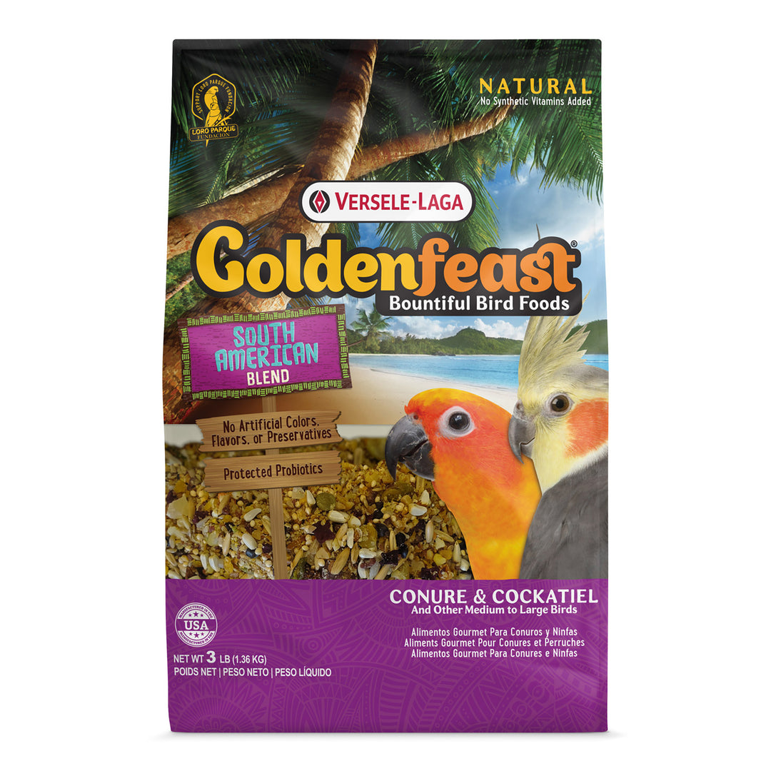 Goldenfeast South American Blend Conure & Cockatiel - 3lb