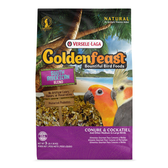 Goldenfeast South American Blend Conure & Cockatiel - 3lb