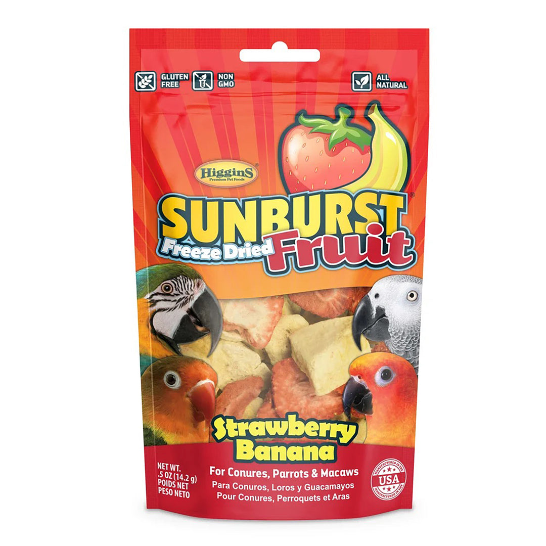 Higgins Sunburst Freeze Dried Fruit Strawberry Banana - 0.5oz