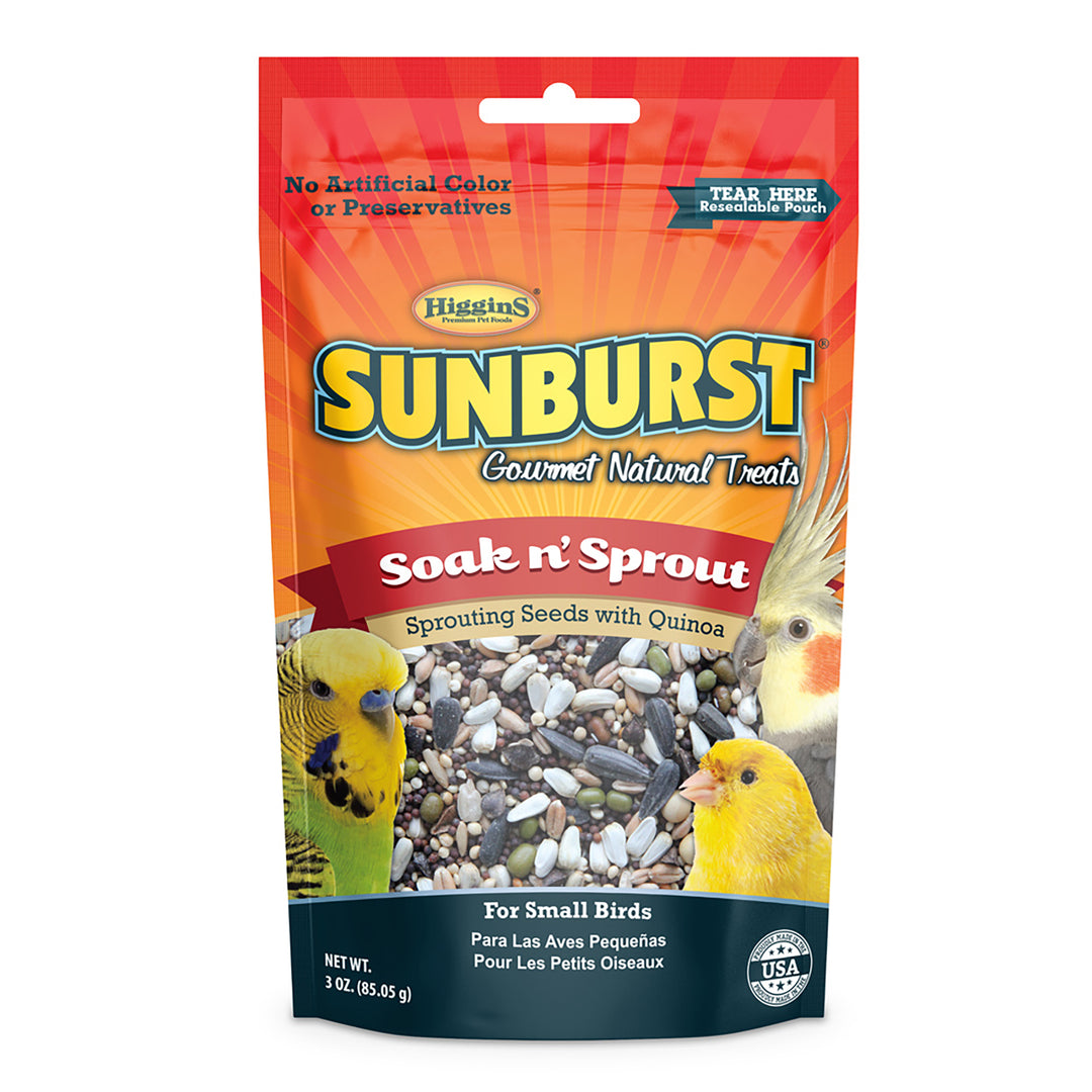 Higgins Sunburst Gourmet Natural Treats Soak n' Sprout - 3oz