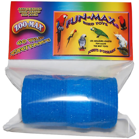 Zoo-Max Flexible Bandage for Birds / Perch Tape - 4inch x 5yard Blue
