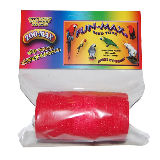 Zoo-Max Flexible Bandage for Birds / Perch Tape - 4inch x 5yard Red