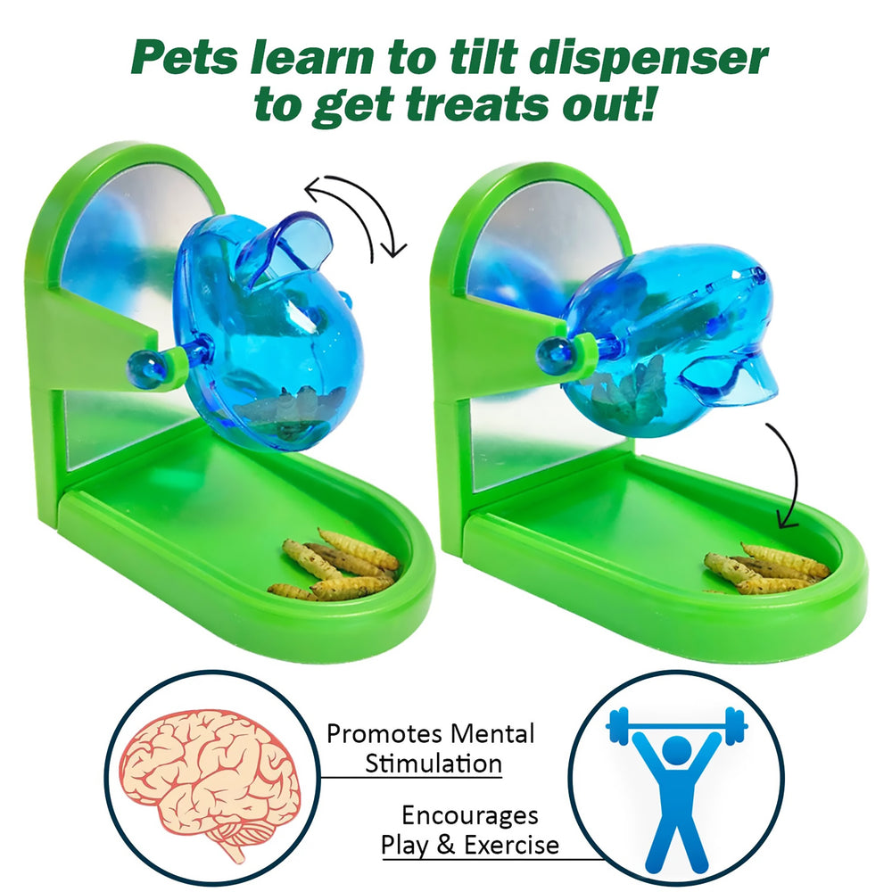 Exotic Nutrition Tilt-N-Treat Dispenser - Interactive Foraging Bird Toy