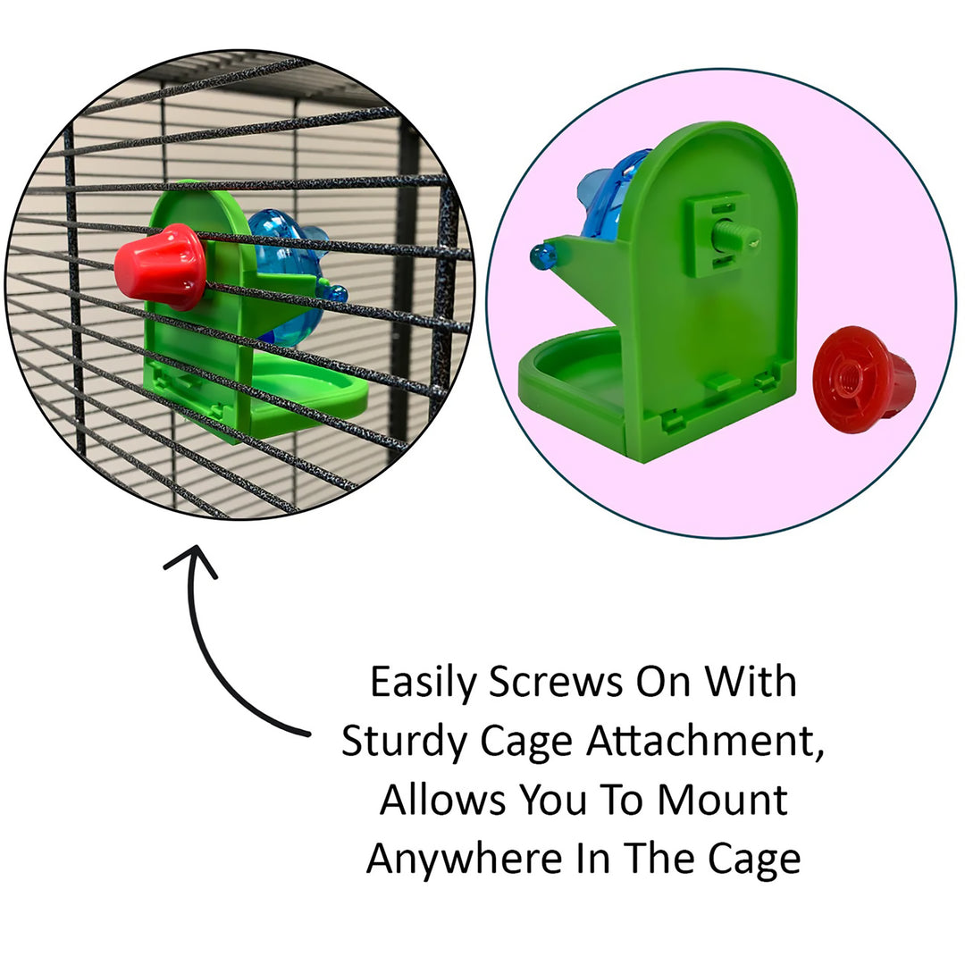 Exotic Nutrition Tilt-N-Treat Dispenser - Interactive Foraging Bird Toy