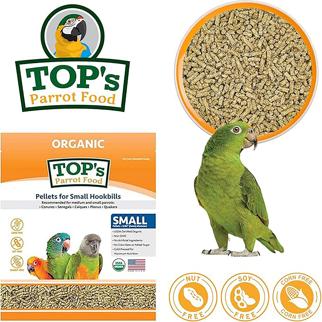 TOP's Pellets For Small Hookbills - 4lb