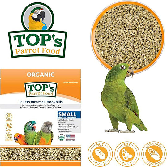 TOP's Pellets For Small Hookbills - 4lb