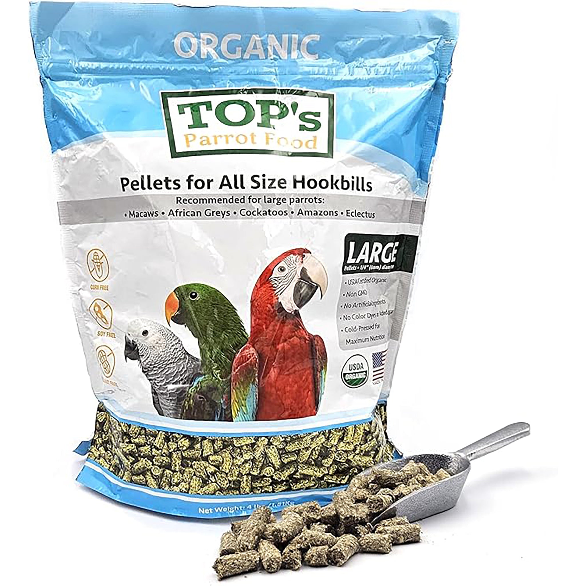 TOP's Pellets for All Size Hookbills - 4lb – Parrot Stars