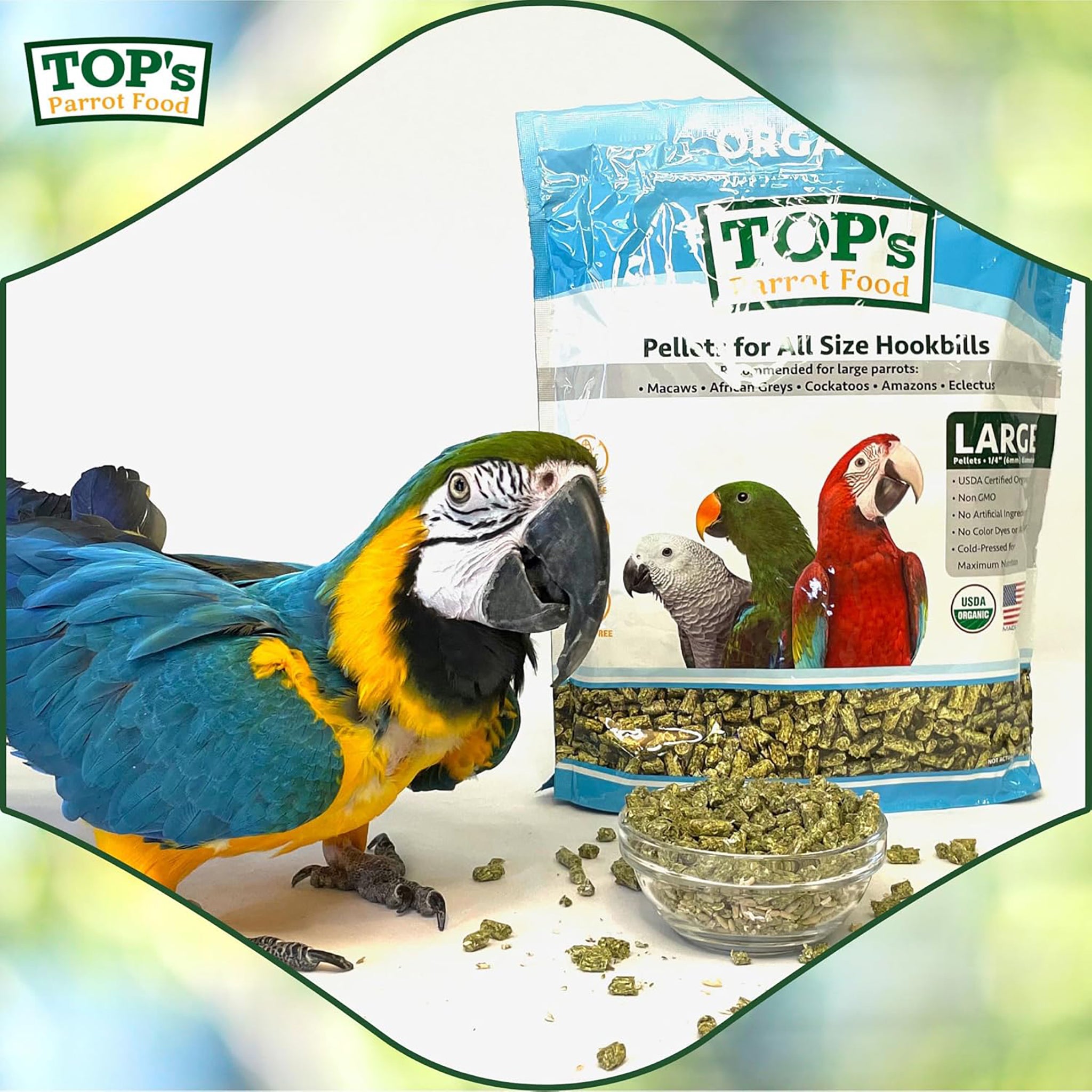 TOP's Pellets for All Size Hookbills - 4lb – Parrot Stars