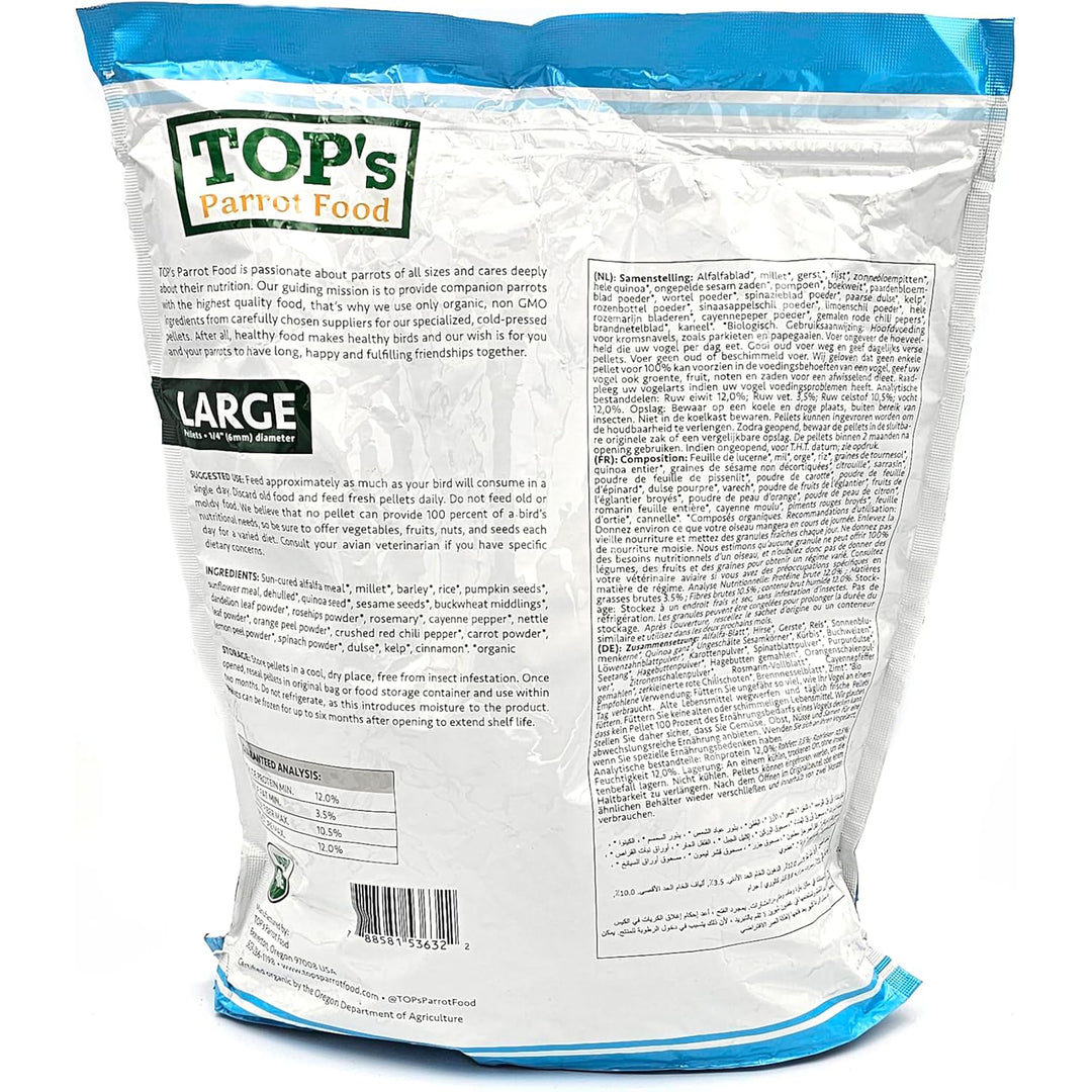 TOP's Pellets for All Size Hookbills - 4lb
