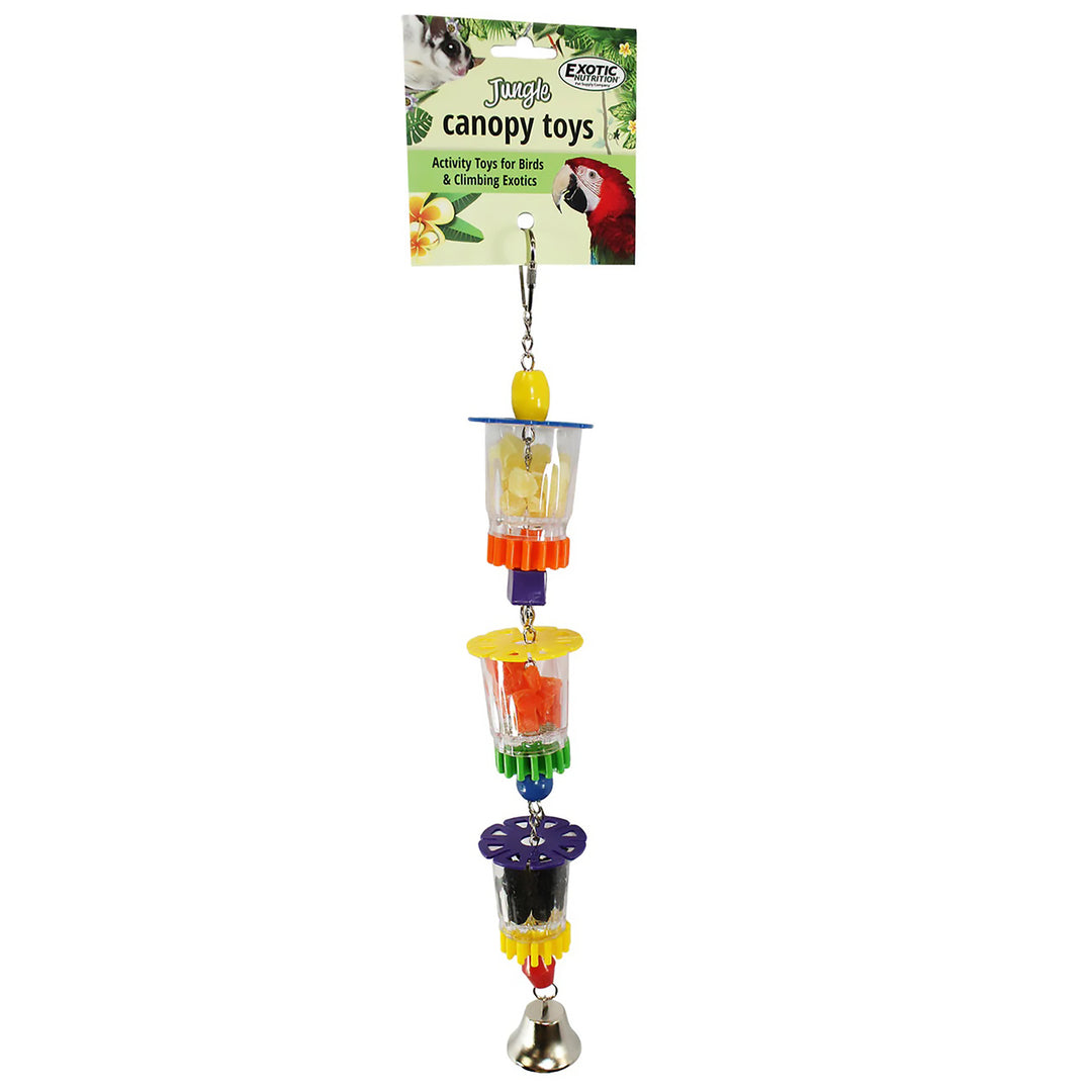 Exotic Nutrition Triple Treat Forager - Interactive Puzzle Foraging Bird Toy