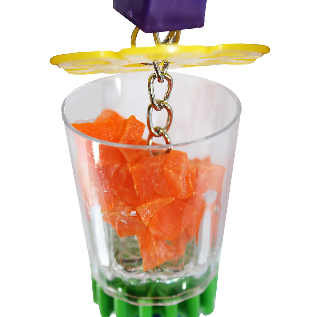 Exotic Nutrition Triple Treat Forager - Interactive Puzzle Foraging Bird Toy