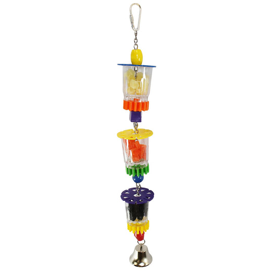 Exotic Nutrition Triple Treat Forager - Interactive Puzzle Foraging Bird Toy