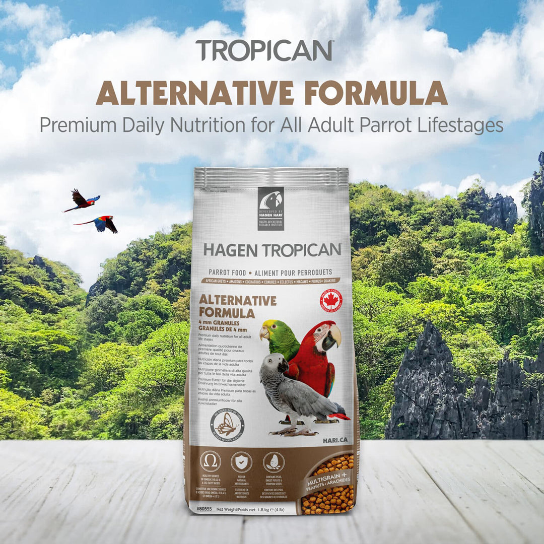 Hagen HARI Tropican Alternative Formula for Parrots 4mm Granules - 4lb