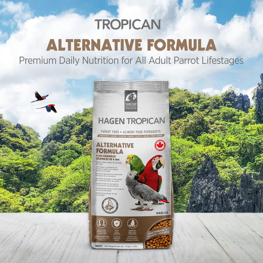 Hagen HARI Tropican Alternative Formula for Parrots 4mm Granules - 4lb