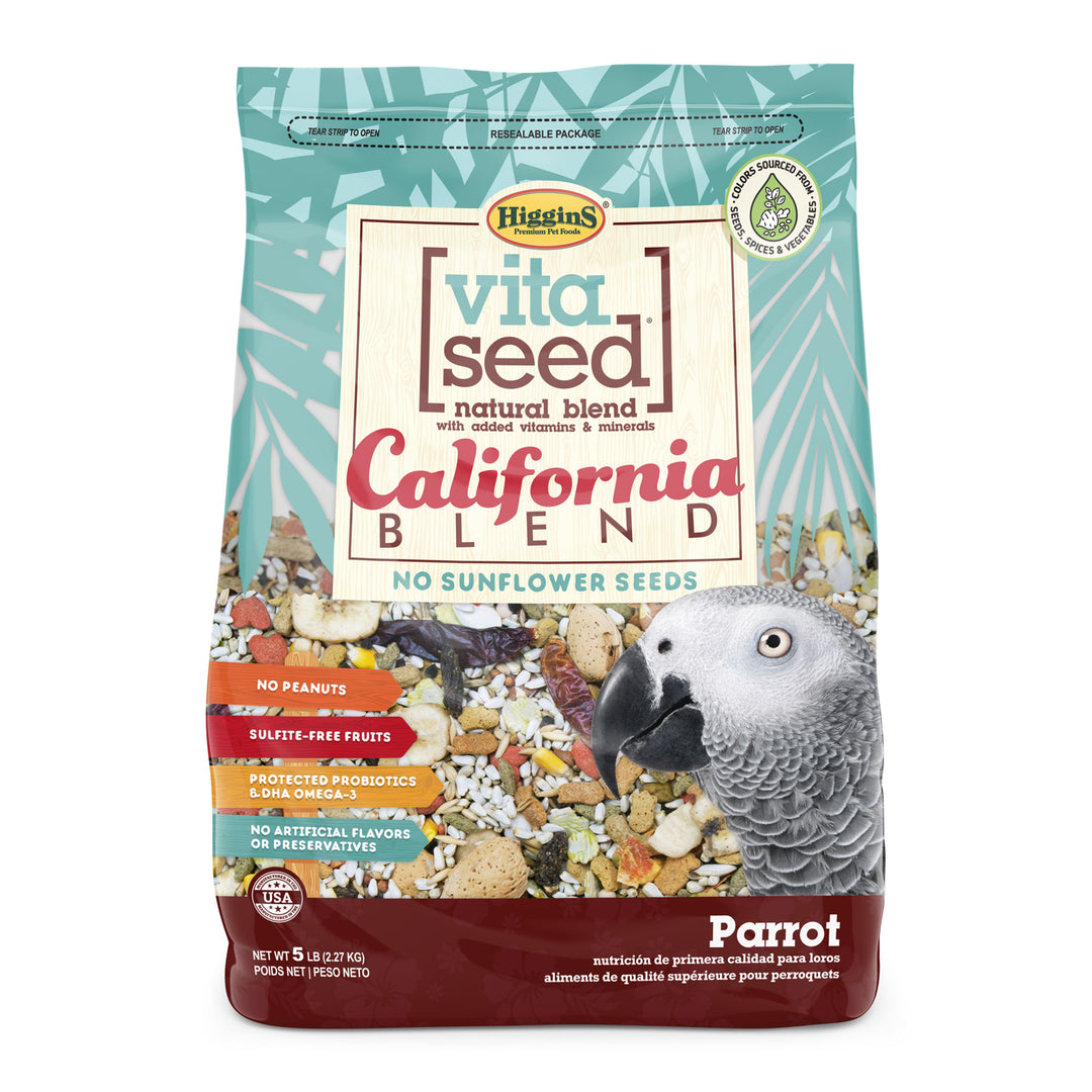 Higgins Vita Seed California Blend - Parrot - 5lb