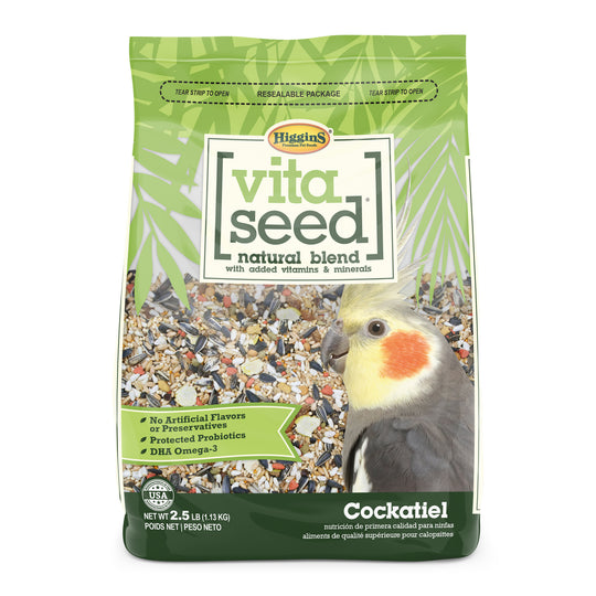 Higgins Vita Seed - Cockatiel - 2.5lb