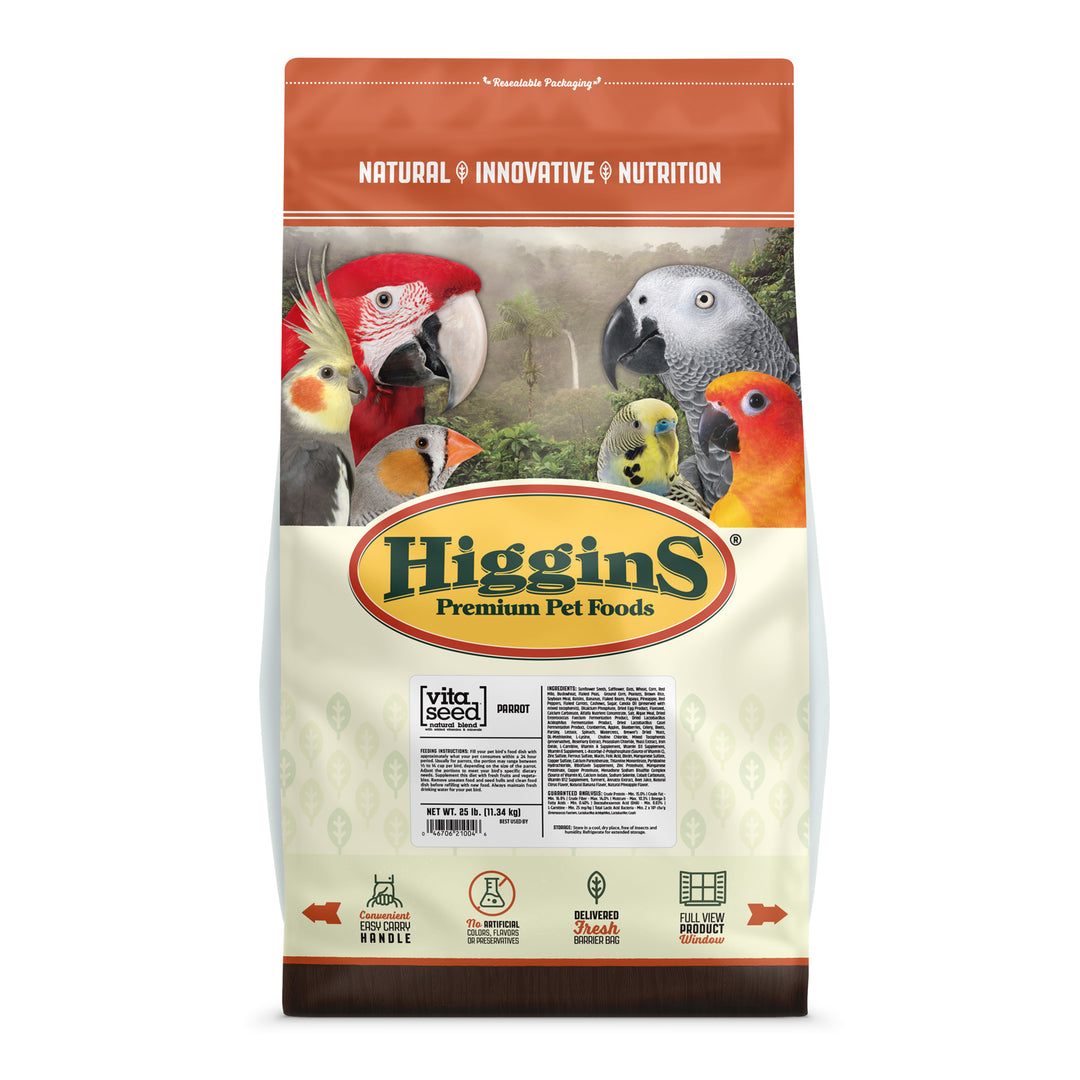 Higgins Vita Seed - Parrot - 25lb