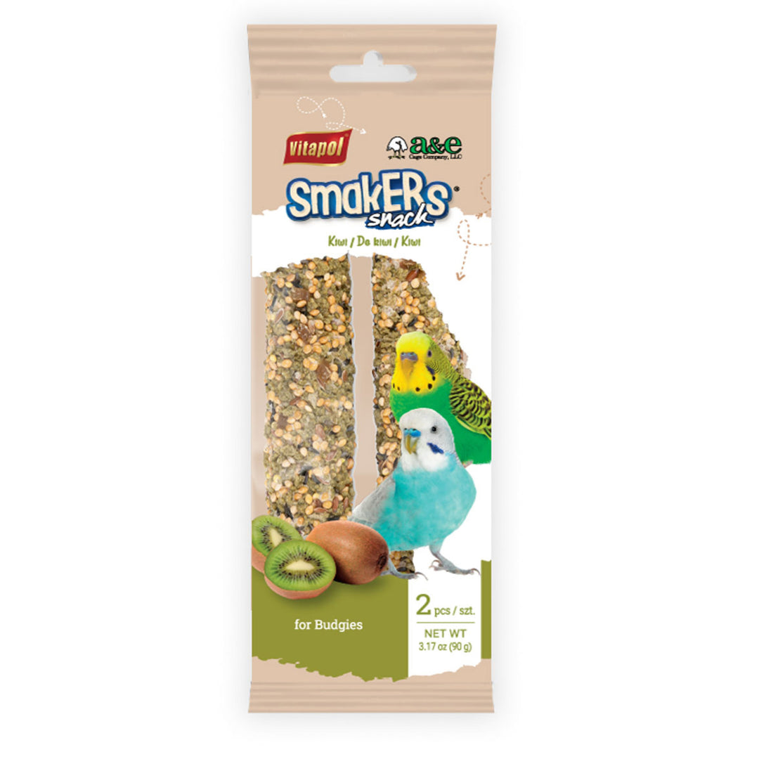 VitaPol Cockatiel Smakers Treat Sticks - Kiwi - Twin Pack