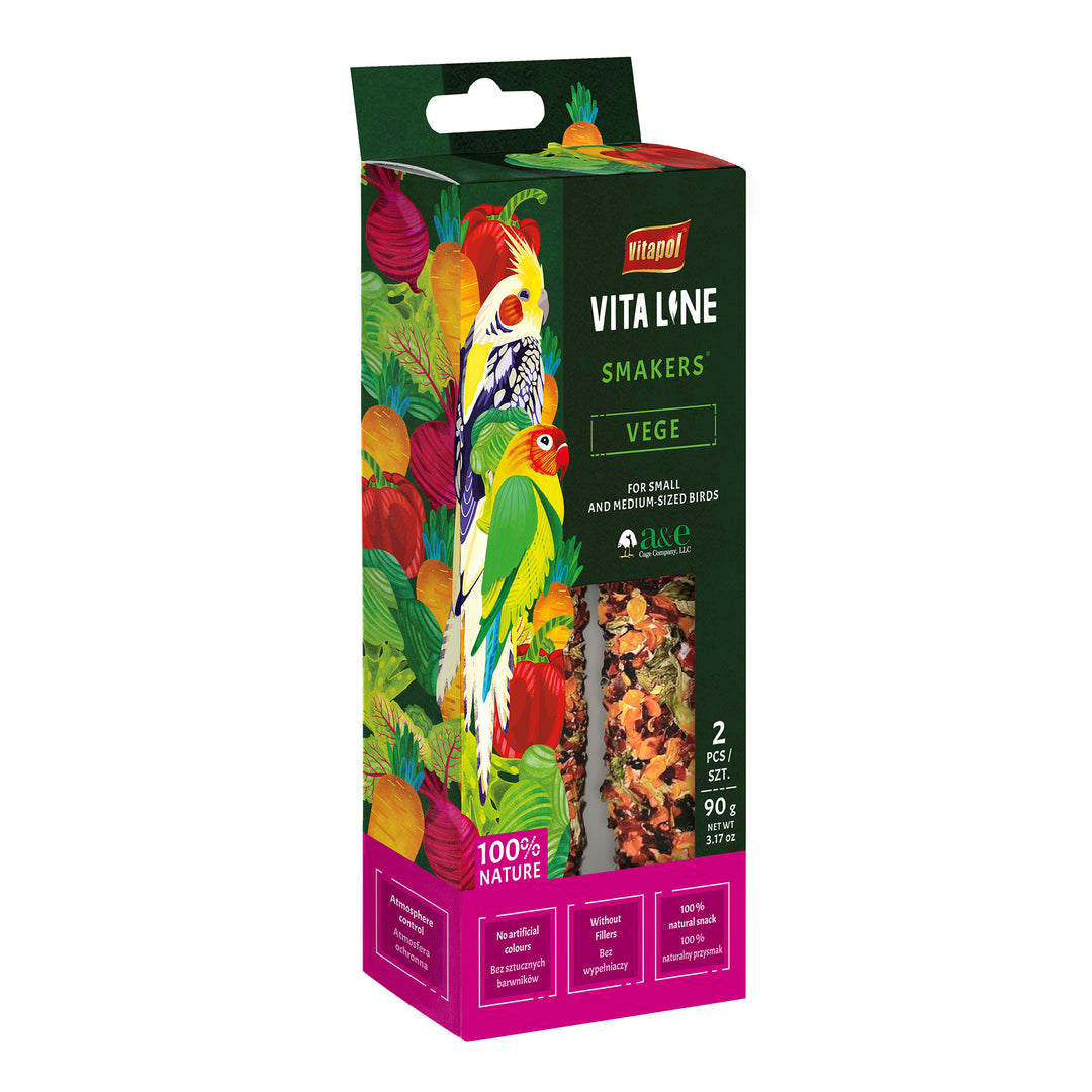 VitaPol Vita Line Smakers Vege Small/Med - 2 Pack