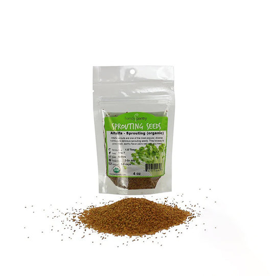 Handy Pantry Sprouting Seeds Alfalfa Organic - 4oz