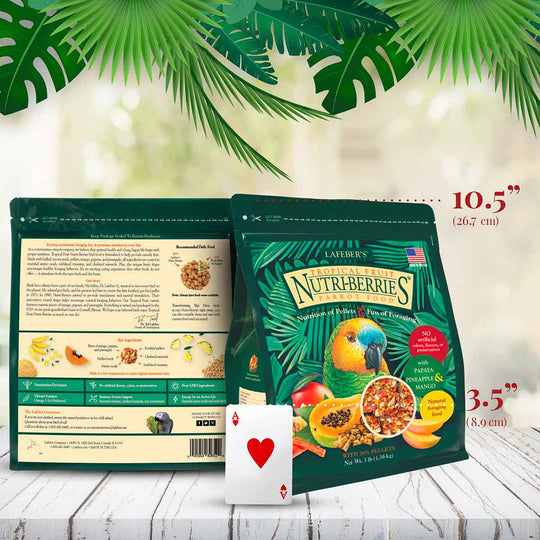 Lafeber's Tropical Fruit Nutri-Berries for Parrots - 3lb