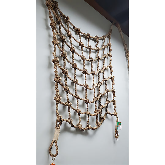 A&E Cage Company Aronico Canopy Large Short - 4' x 4' - Bird Climbing Net ARO002