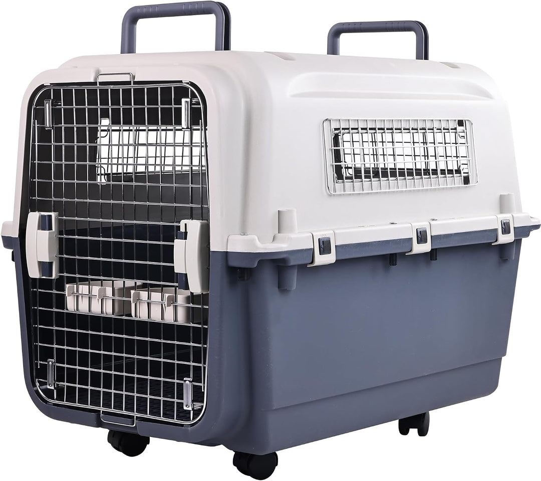 Elevon Plastic Large Kennel - 31.8" x 22.2" - Hard-Sided Bird Travel Carrier