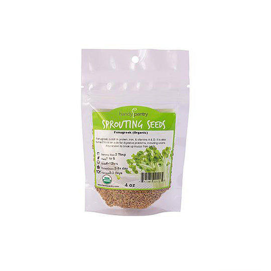 Handy Pantry Sprouting Seeds Fenugreek Organic - 4oz