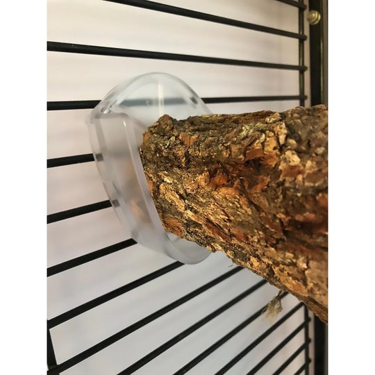 Foraging Parrot Easy Perch Holder Large - Perch-Holding Brackets for Bird Cages