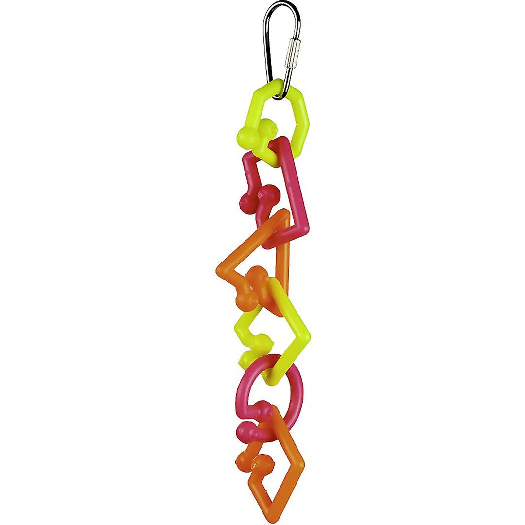 A&E Cage Company Happy Beaks Silly Links - Small - Chew Bird Toy #HB711