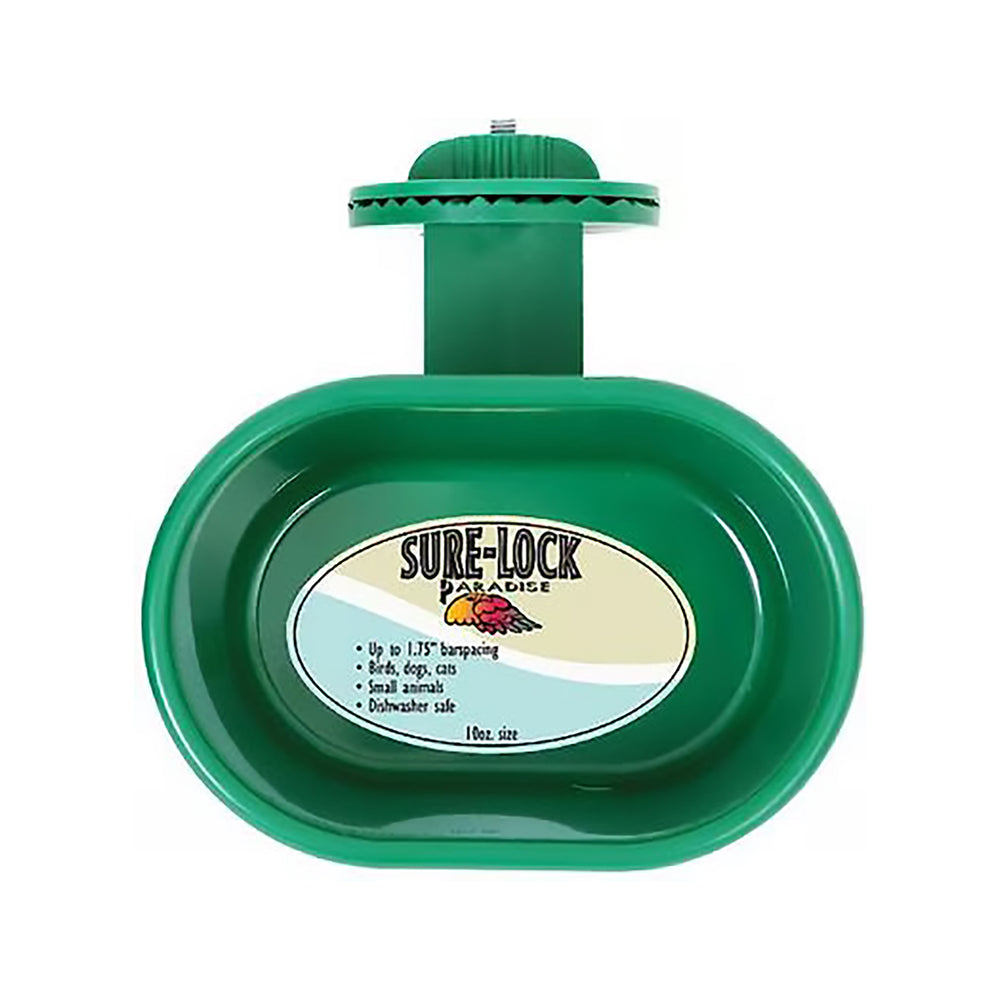 Caitec Featherland Paradise Sure-Lock Cup - Bird Cage Food Dish Small 10oz