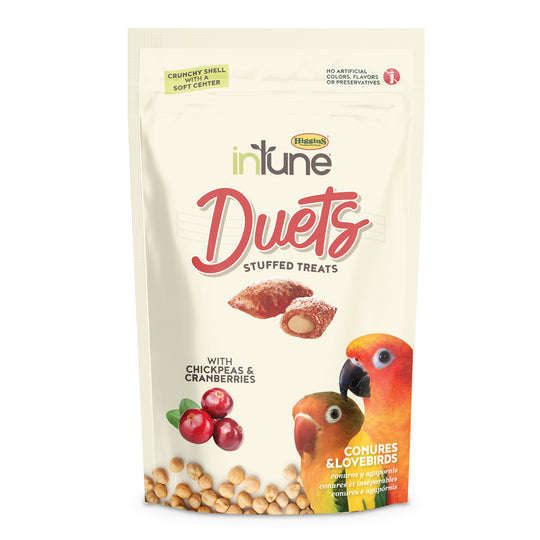 Higgins inTune Duets Stuffed Treats with Chickpeas & Cranberries - 3oz