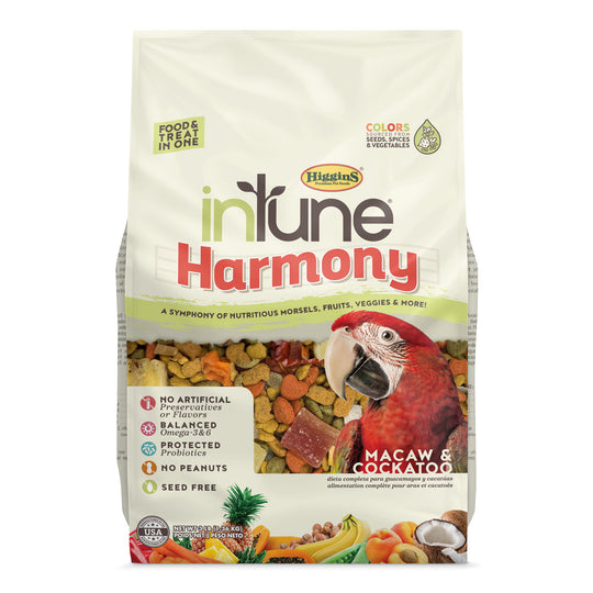 Higgins inTune Harmony Macaw & Cockatoo - 3lb